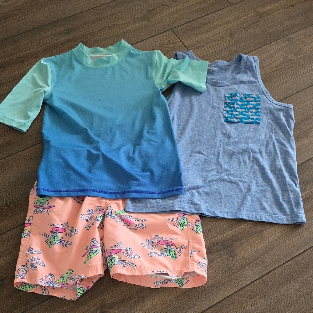 Cat And Jack Dino Swim Set